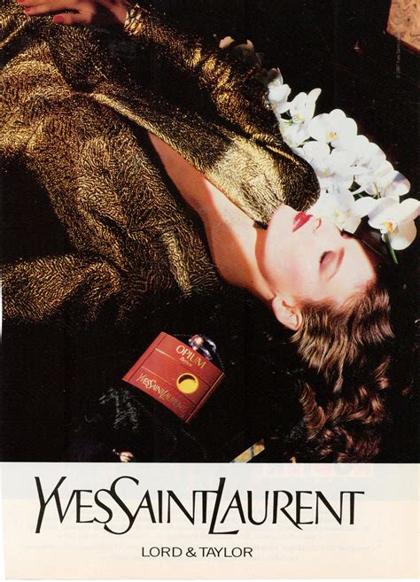 Vintage Yves Saint Laurent Fragrance Ads 